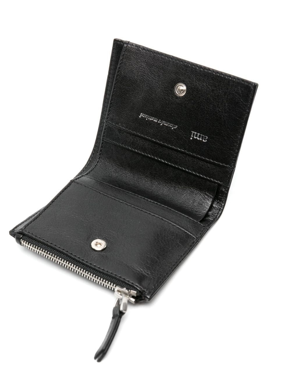 AMI Paris Ami de Coeur-embossed leather wallet - Image 2