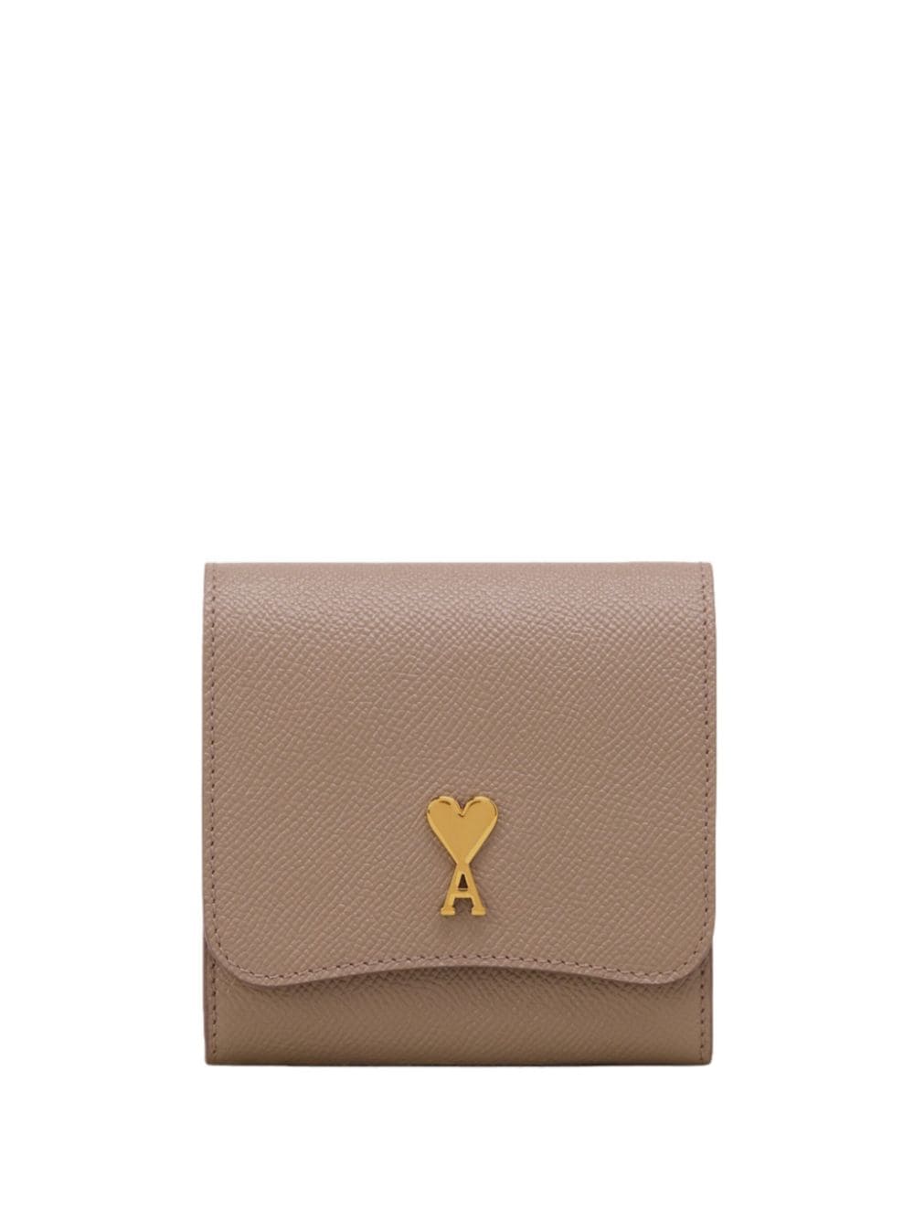 AMI Paris Paris Paris compact leather wallet