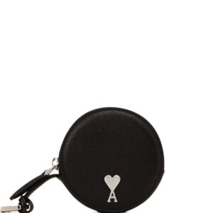 AMI Paris Paris Paris round leather purse