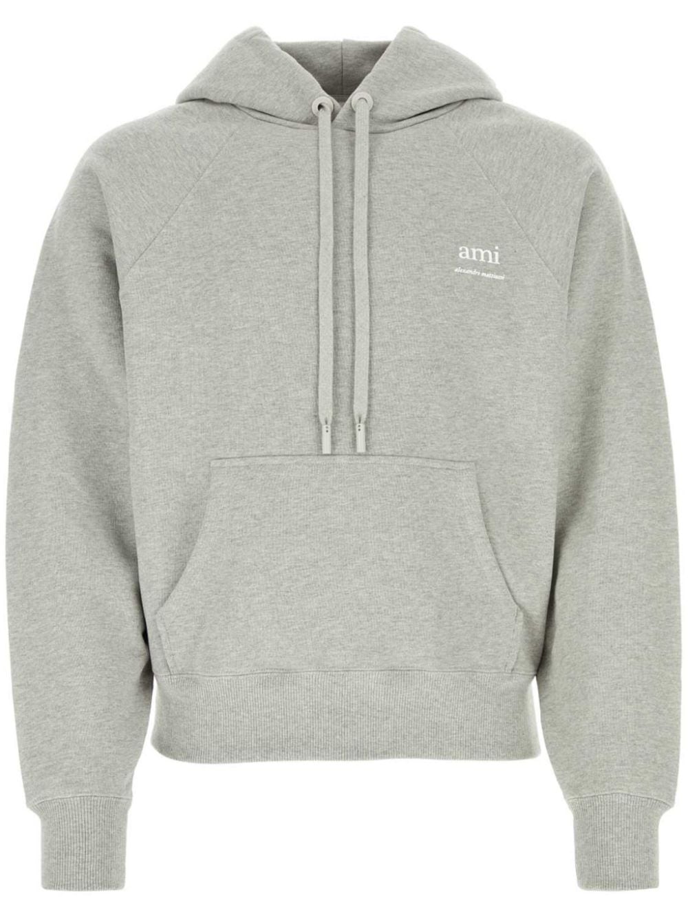 AMI Paris logo-print cotton hoodie - Image 3