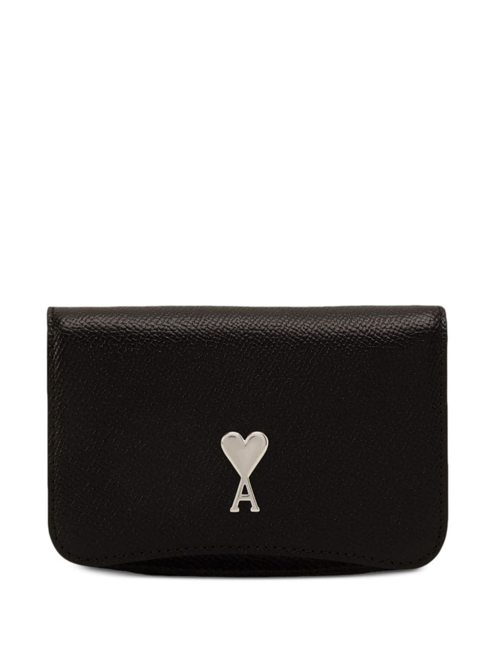 AMI Paris Paris Paris leather card holder