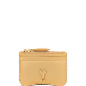 AMI Paris Paris Paris leather cardholder