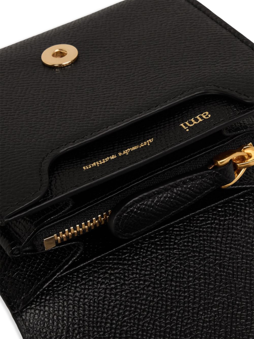 AMI Paris Paris Paris compact leather wallet - Image 2