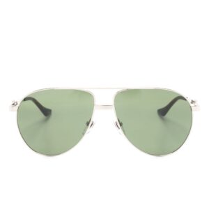 Gucci Eyewear logo-engraved oversize-frame sunglasses