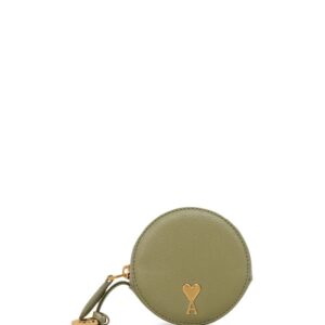 AMI Paris Paris Paris round leather purse