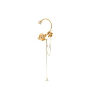 Jimmy Choo Petal crystal-embellished earcuff