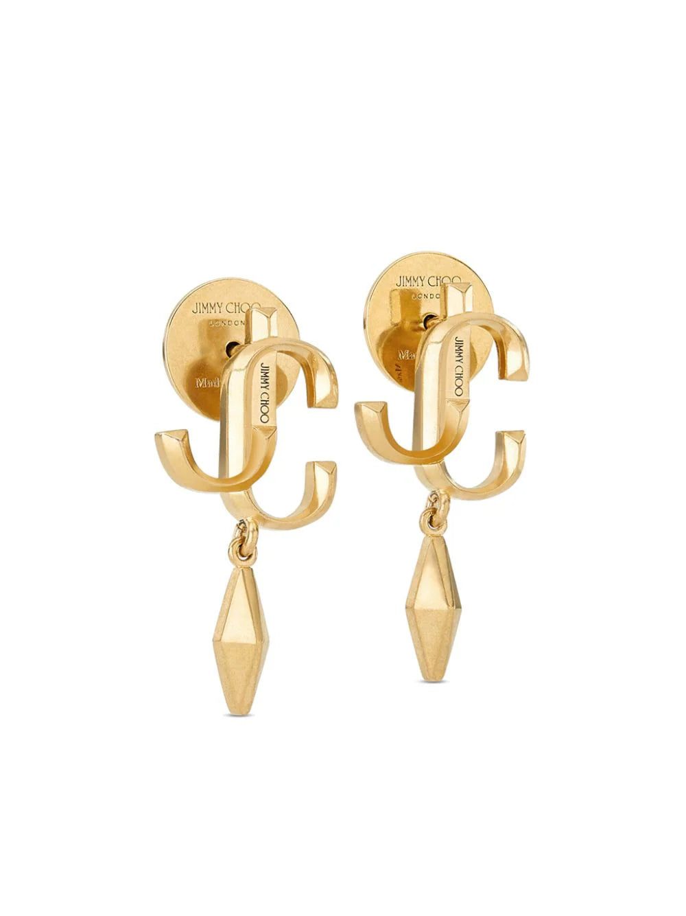 Jimmy Choo JC Diamond drop earrings - Image 2