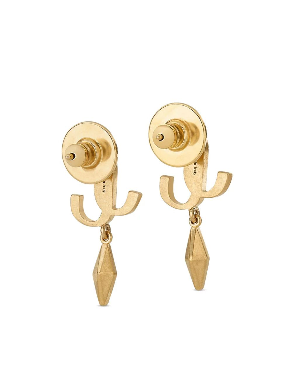 Jimmy Choo JC Diamond drop earrings - Image 3