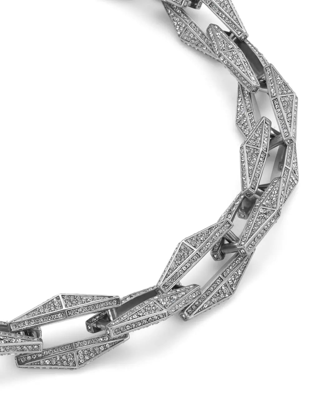 Jimmy Choo Diamond Chain crystal-embellished necklace - Image 3