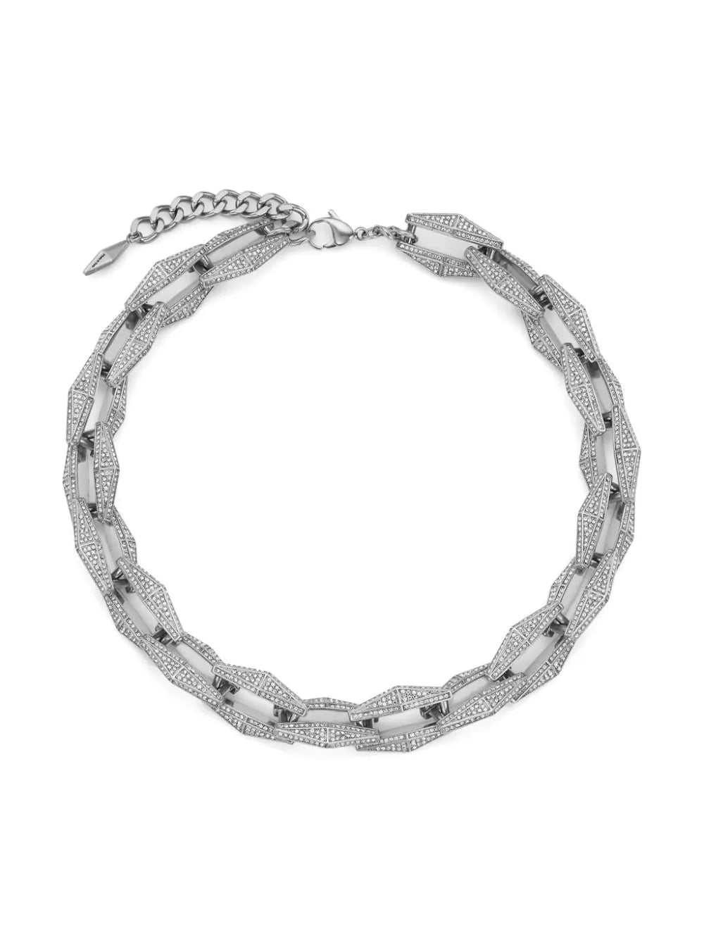 Jimmy Choo Diamond Chain crystal-embellished necklace - Image 2