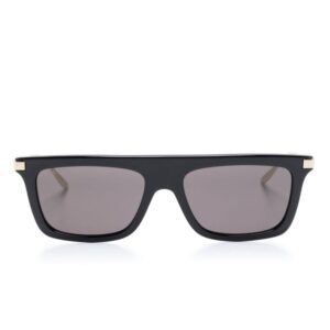 Gucci Eyewear Interlocking G logo-engraved rectangle-frame sunglasses