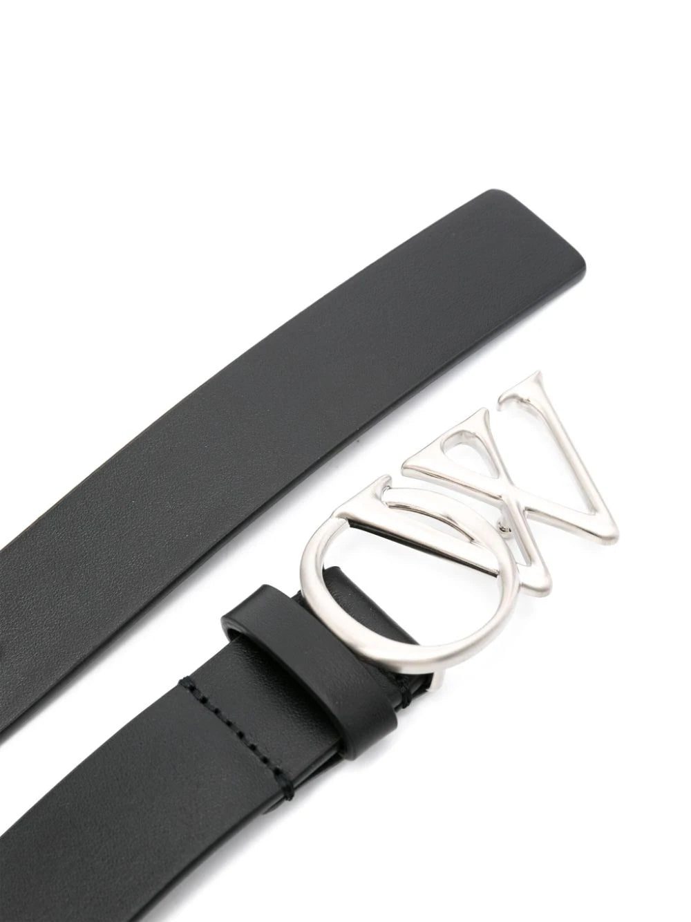 Off-White OW-buckle leather belt - Image 2