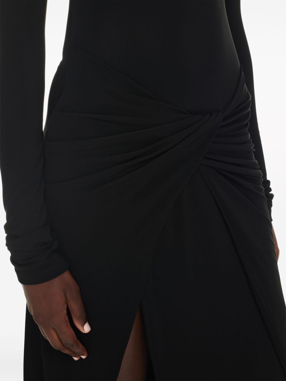 Off-White twist-detail midi dress - Image 5