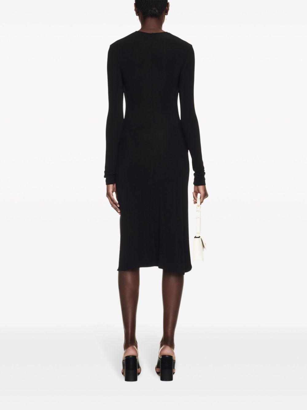 Off-White twist-detail midi dress - Image 4