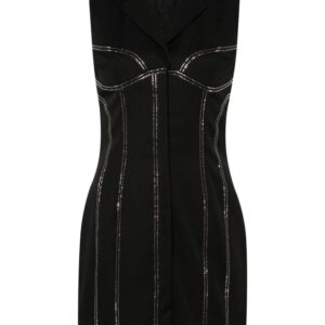 Off-White Bling crystal-embellished mini dress