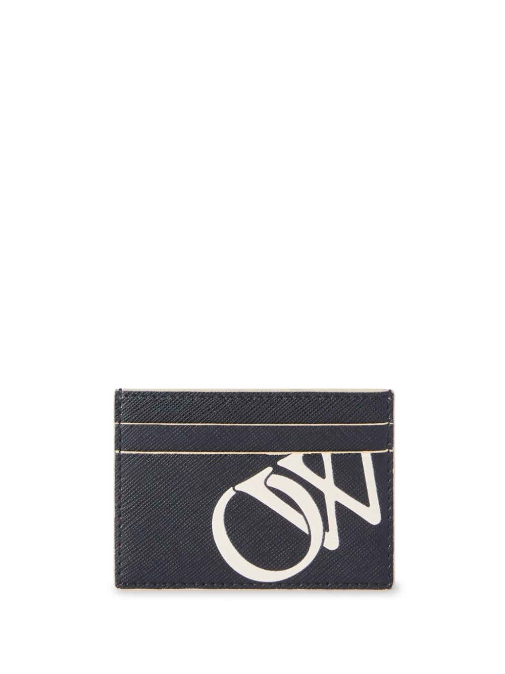 Off-White OW-print leather cardholder