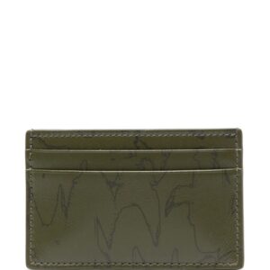 Alexander McQueen Graffiti leather card holder