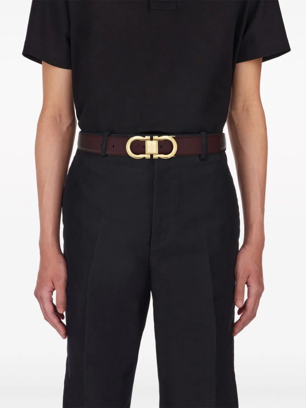 Ferragamo reversible Gancini leather belt - Image 4