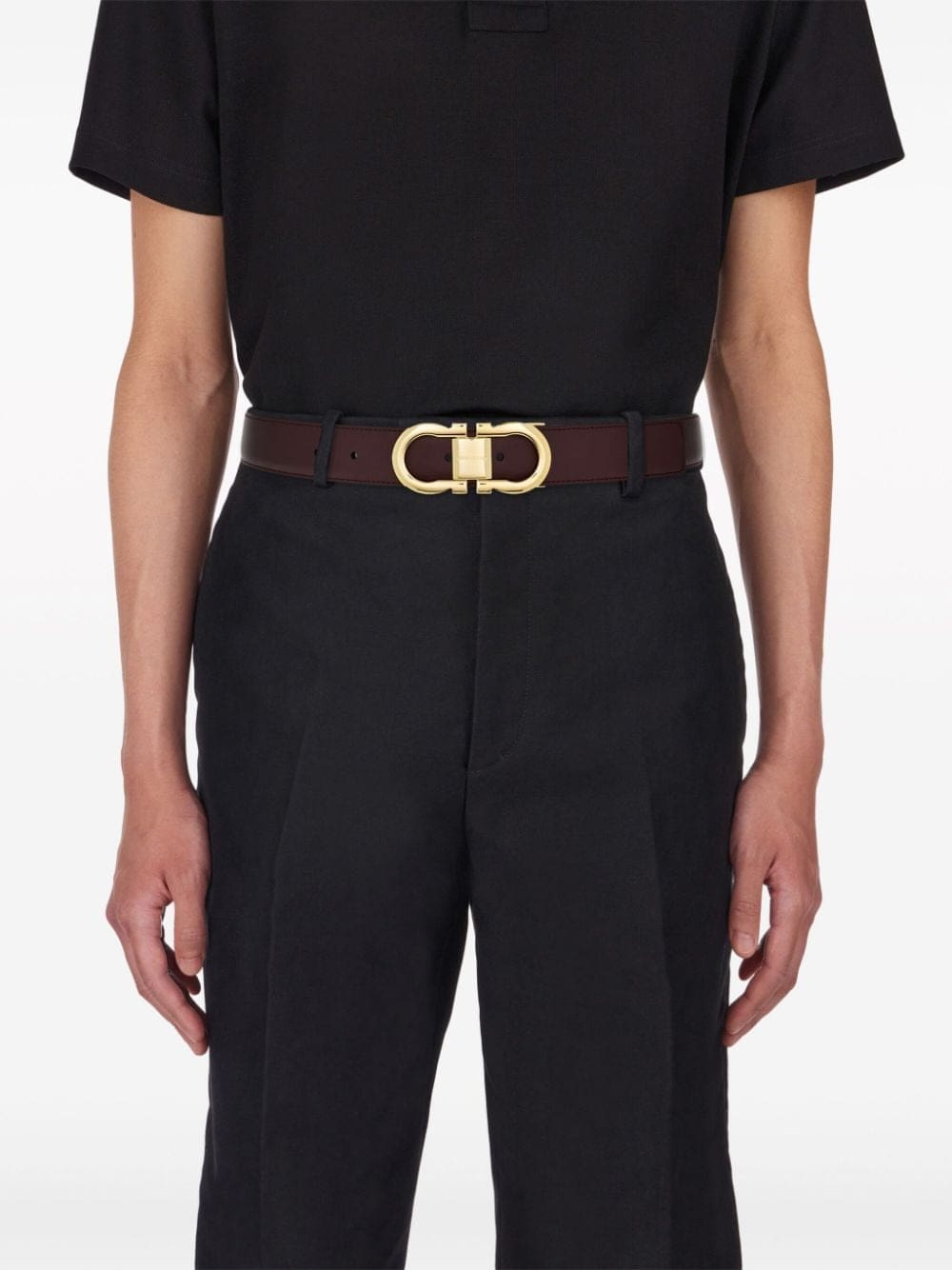 Ferragamo reversible Gancini leather belt - Image 4