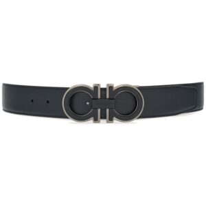 Ferragamo Gancini buckle reversible leather belt
