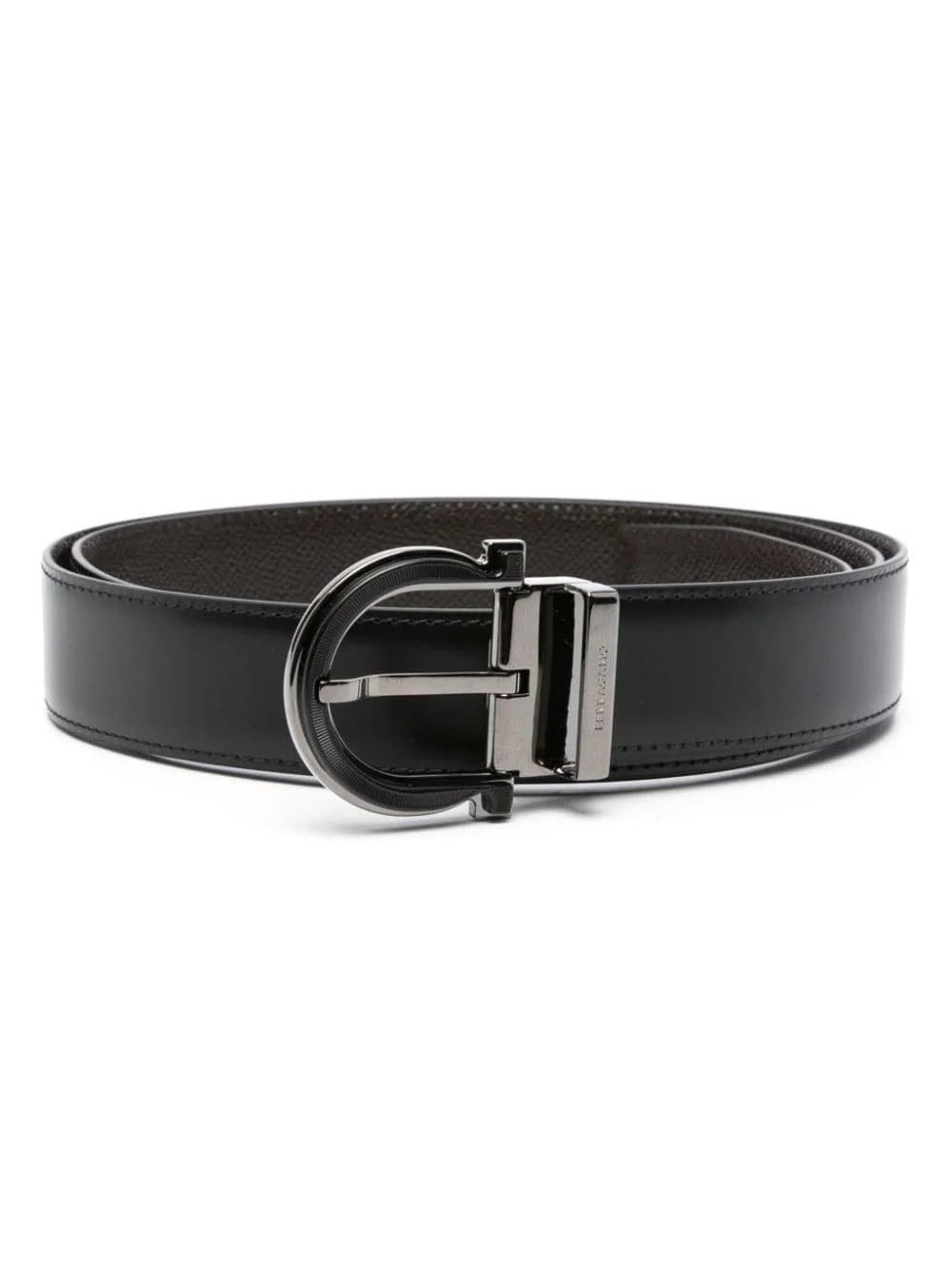 Ferragamo Gancini reversible leather belt