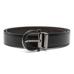 Ferragamo Gancini reversible leather belt