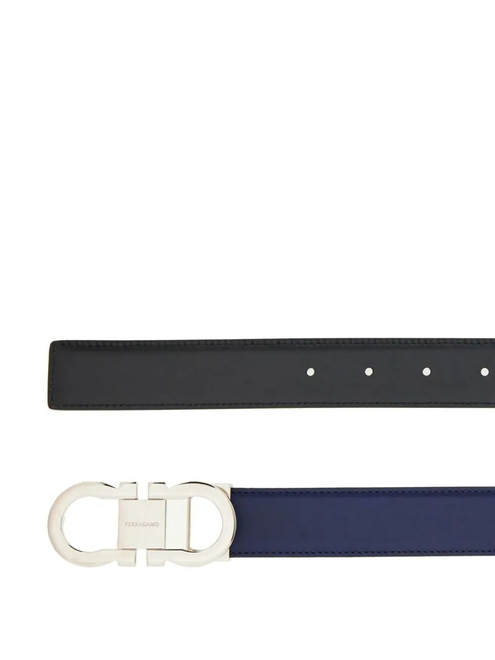 Ferragamo Gancini-buckle leather belt - Image 2