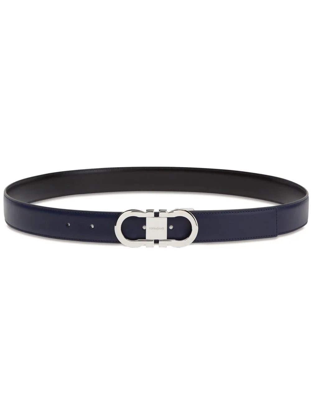 Ferragamo Gancini-buckle leather belt