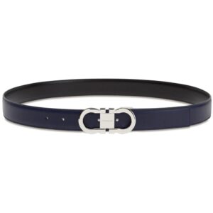 Ferragamo Gancini-buckle leather belt
