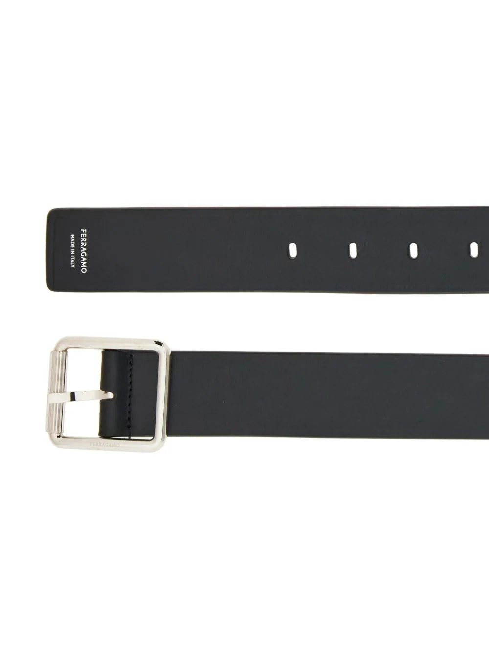 Ferragamo square-buckle leather belt - Image 2