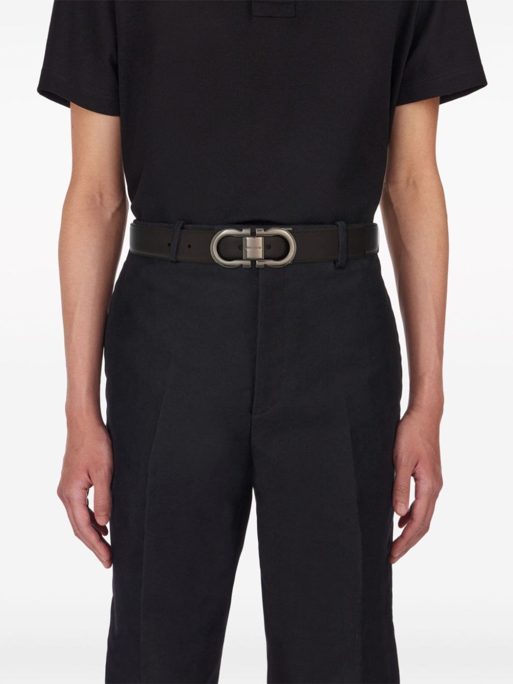 Ferragamo reversible Gancini leather belt - Image 4