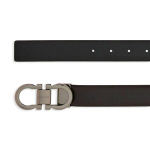Ferragamo reversible Gancini leather belt