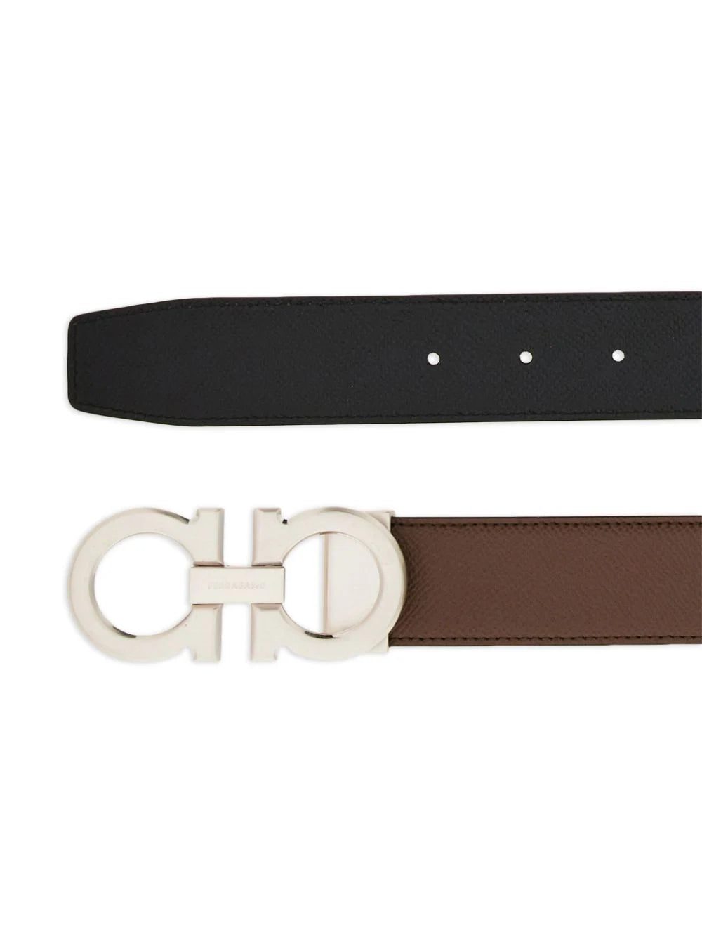 Ferragamo Gancini-buckle reversible leather belt - Image 2