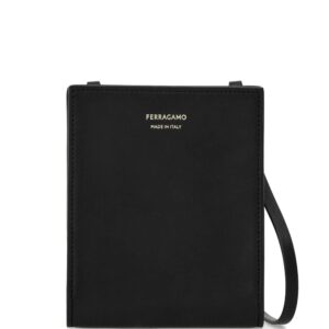 Ferragamo logo-stamp leather cardholder