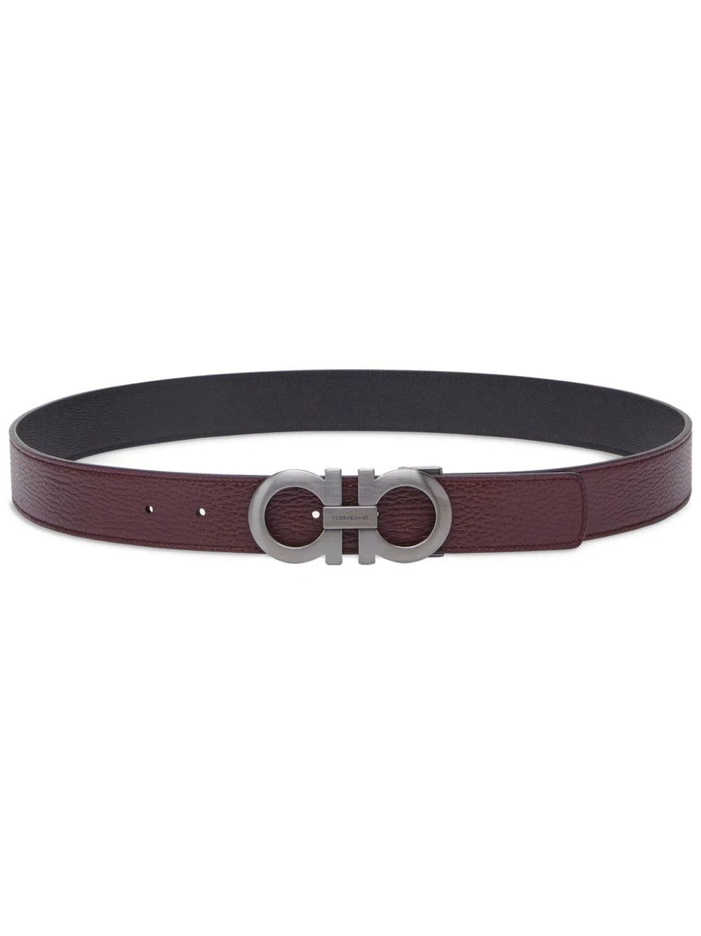 Ferragamo Gancini-buckle leather belt