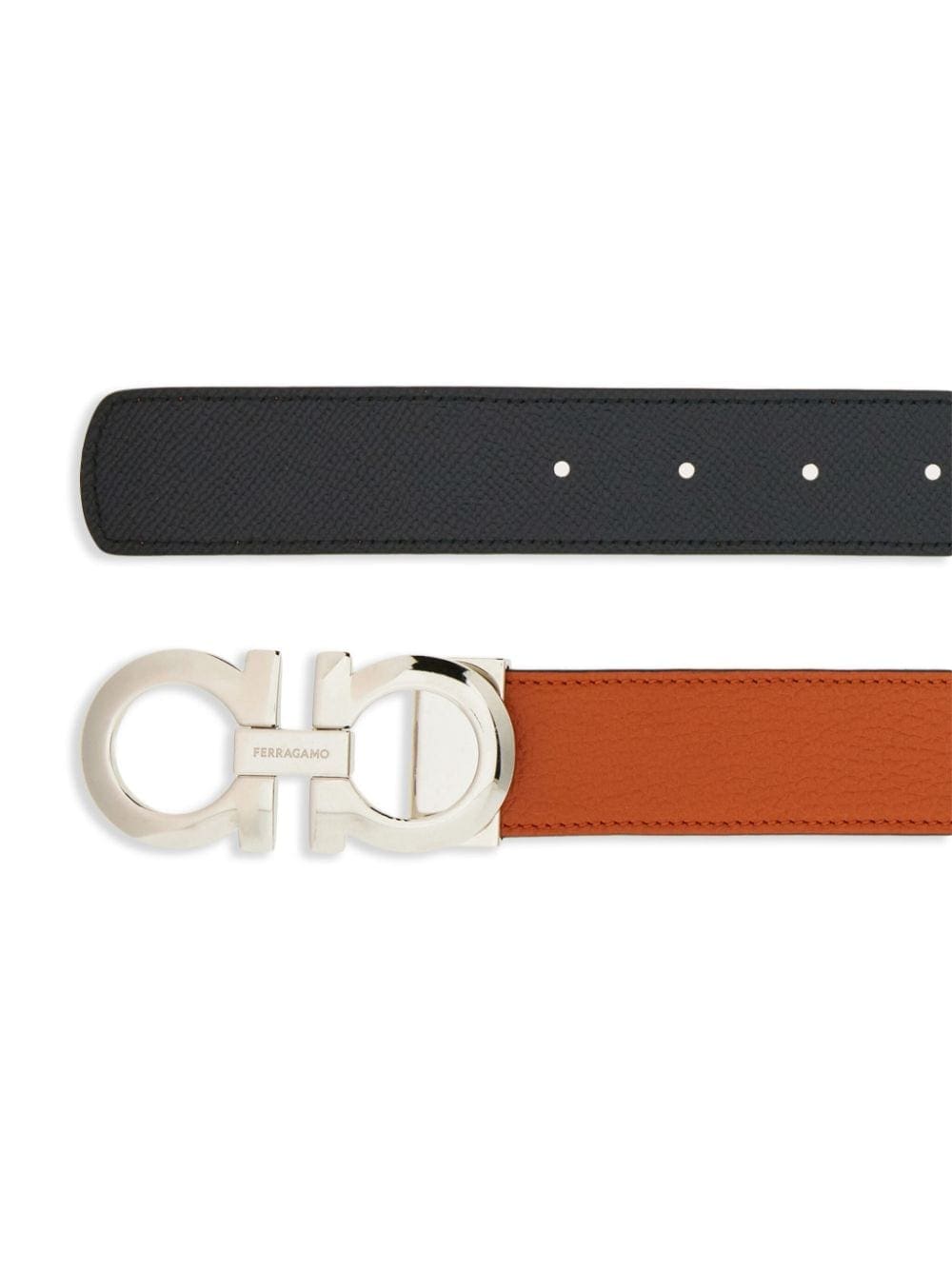 Ferragamo Gancini-buckle reversible belt - Image 2