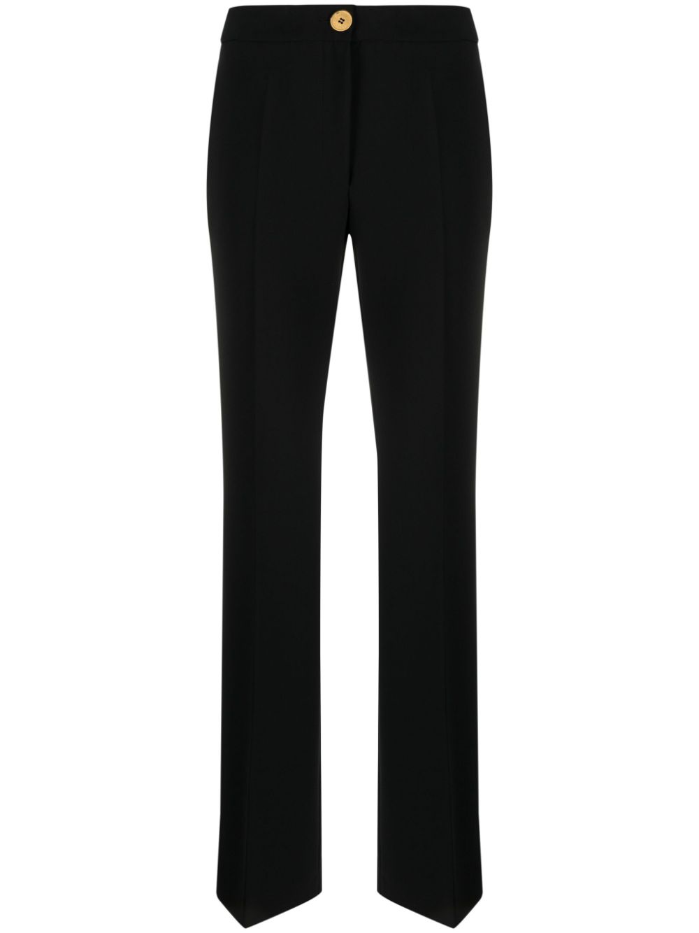 Moschino pressed-crease button-fastening tailored trousers