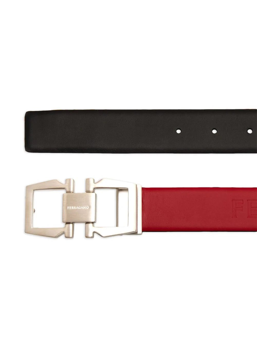 Ferragamo Gancini-buckle reversible leather belt - Image 2