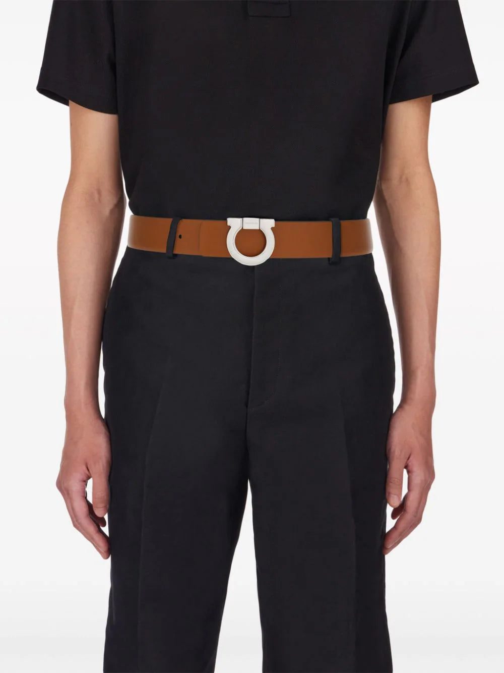 Ferragamo Gancini leather belt - Image 4