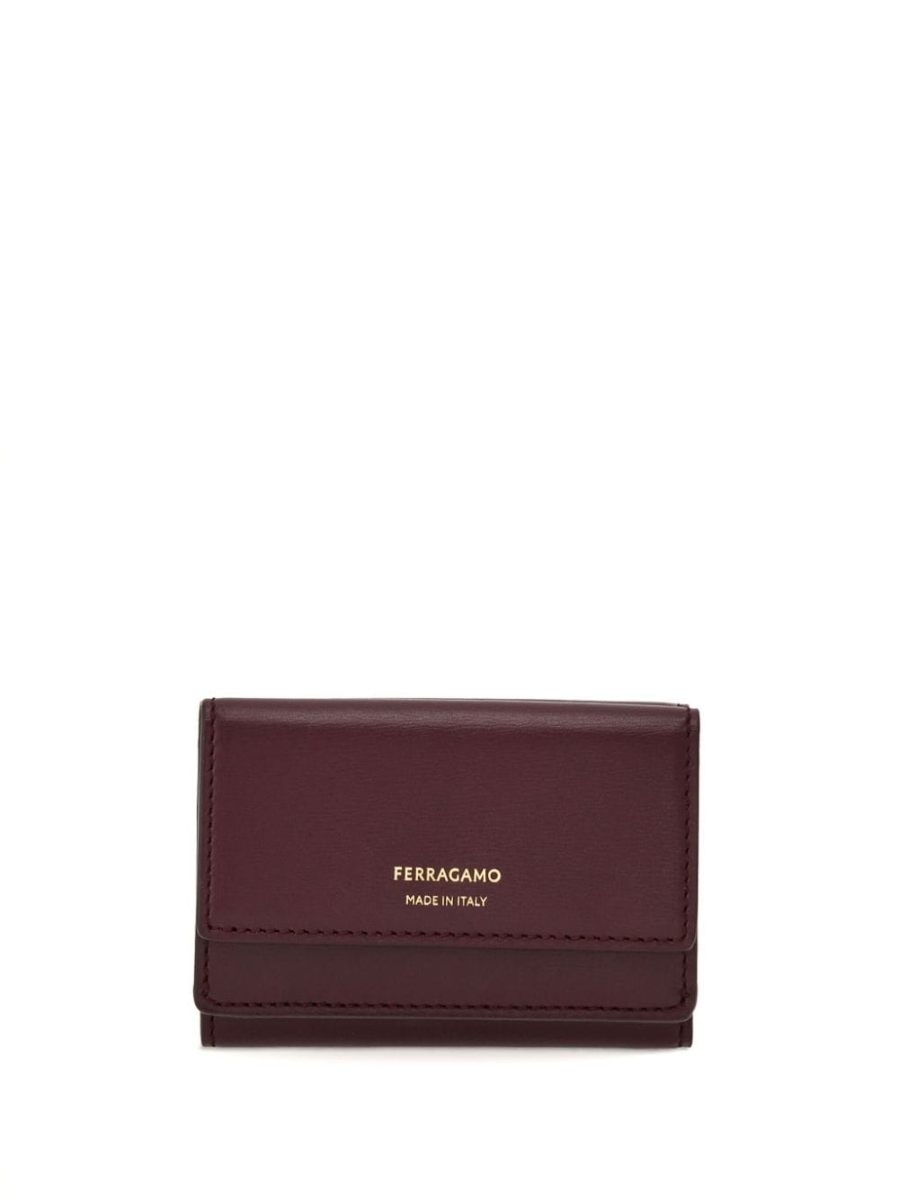 Ferragamo logo-lettering leather wallet