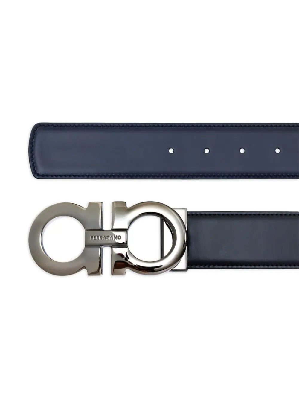 Ferragamo Gancini reversible leather belt - Image 4