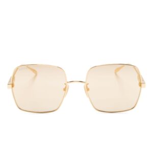 Gucci Eyewear logo-plaque square sunglasses
