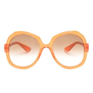 Gucci Eyewear logo-plaque oversize-frame sunglasses