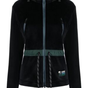 Moncler Grenoble  drawstring velour jacket