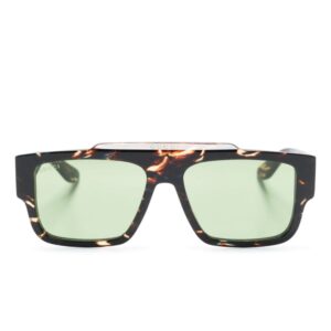 Gucci Eyewear tortoiseshell-effect square-frame sunglasses