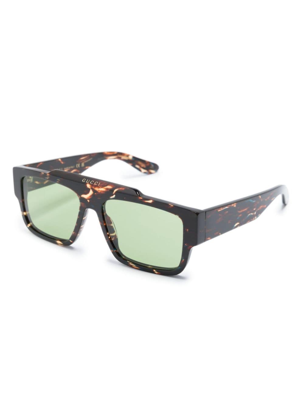 Gucci Eyewear tortoiseshell-effect square-frame sunglasses - Image 2