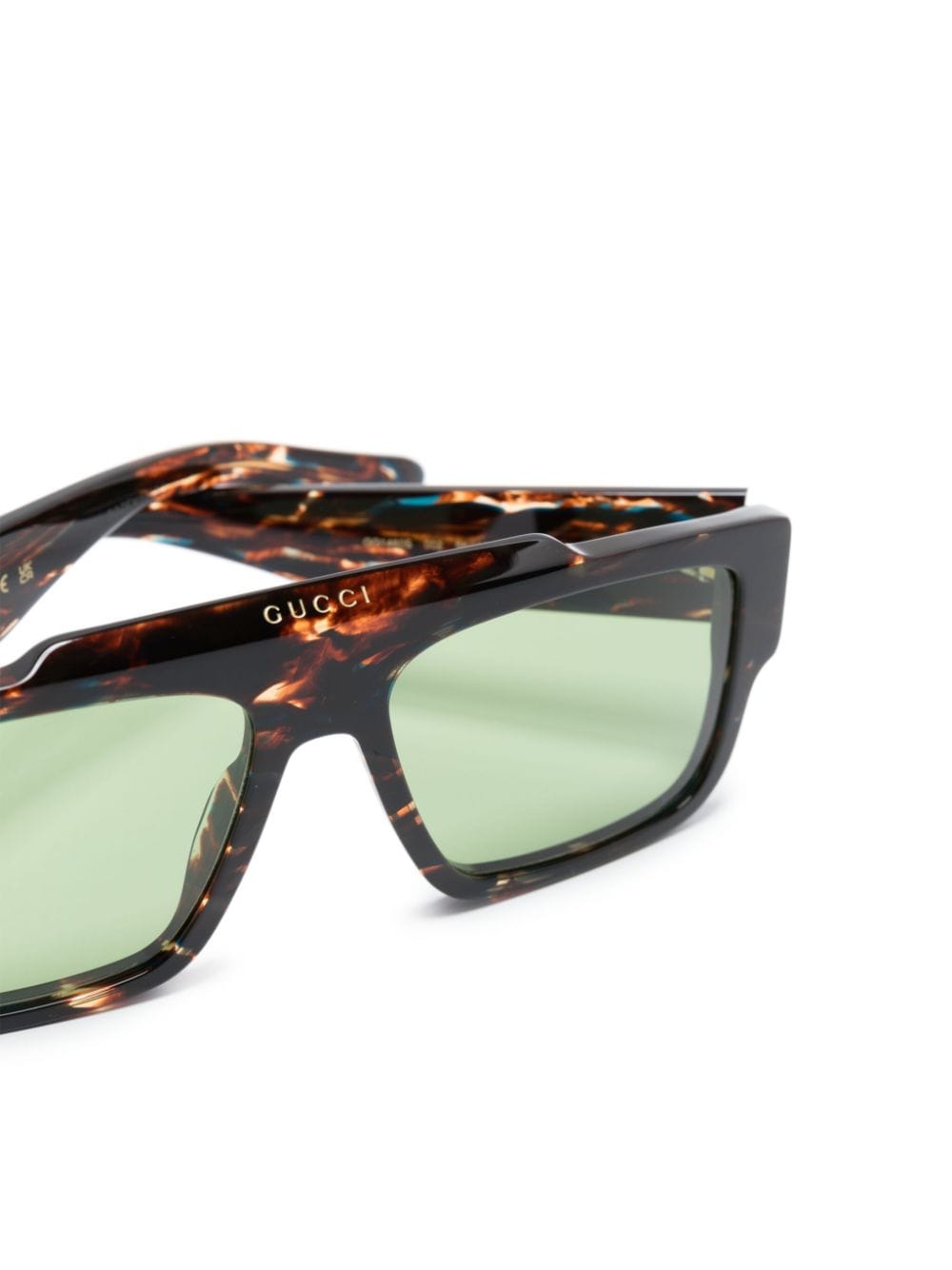 Gucci Eyewear tortoiseshell-effect square-frame sunglasses - Image 3