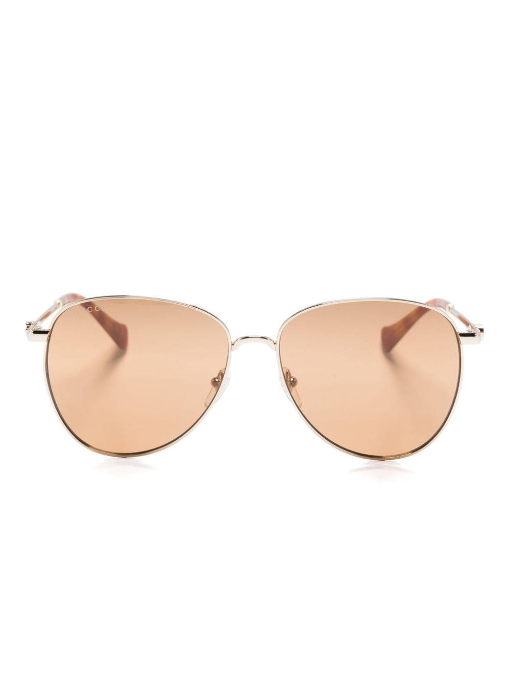 Gucci Eyewear pilot-frame metal sunglasses