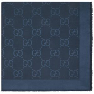 Gucci  GG-pattern frayed scarf