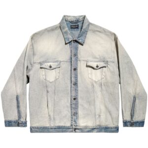 Balenciaga  washed denim jacket